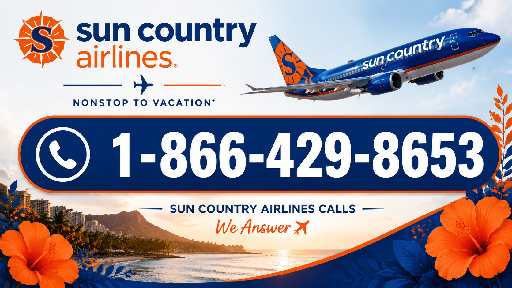 Sun Country  Flight Ticket Booking Assistance | 24/7 Support +1-866-429-8653